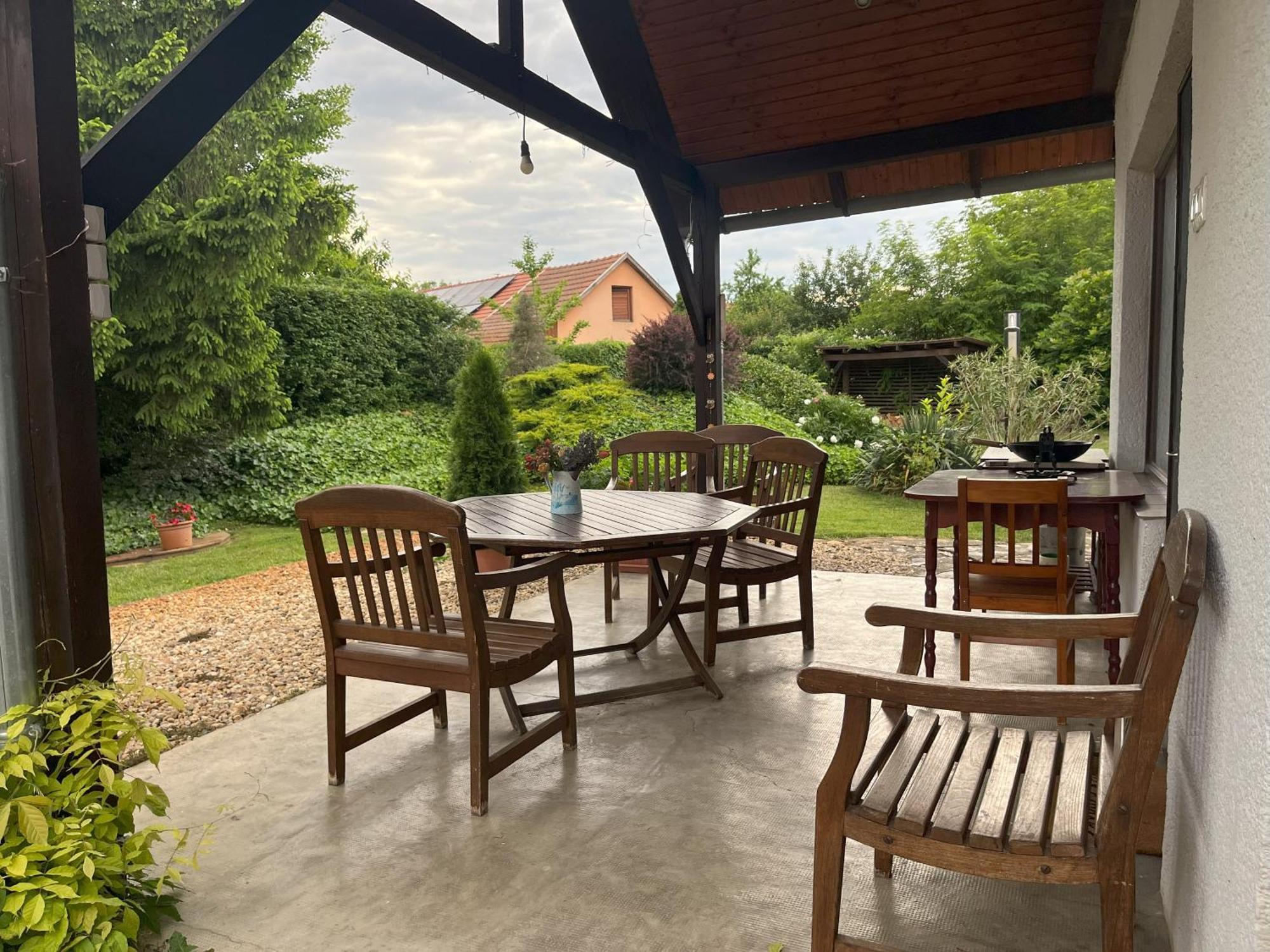Idill Üdülőház Tiszafüred Exterior foto